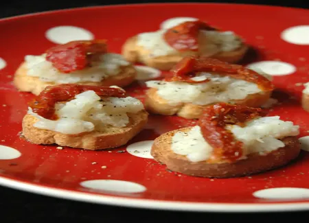 Crostini au chou fleur
