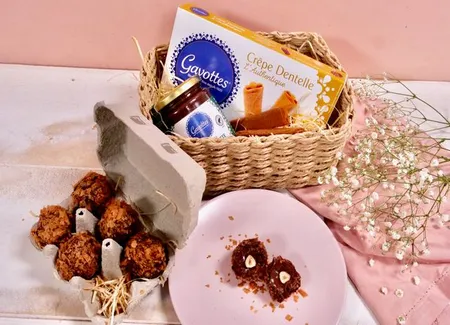 Oeufs chocolat croustillants