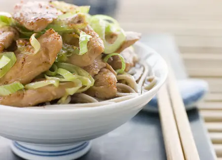 Poulet au poireaux