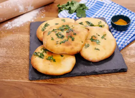 Mini naans apéro