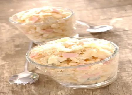 Risotto jambon et gorgonzola