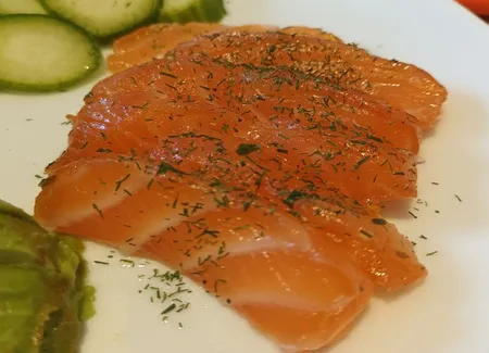 Saumon gravelax de 12 heures