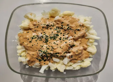 Chou-fleur sauce échalote/paprika