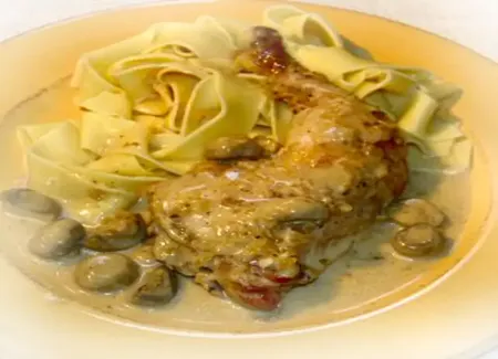 Poulet au riesling