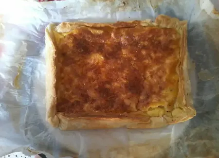 Quiche au chèvre basilic