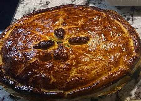 Tourte de pommes de terre au lard persillé