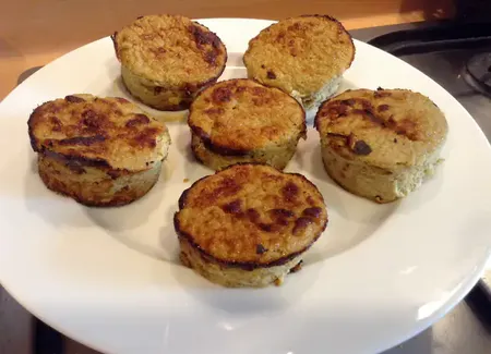 Flan d'aubergines et de courgettes