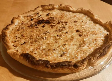 Tarte à l'oignon à la bière