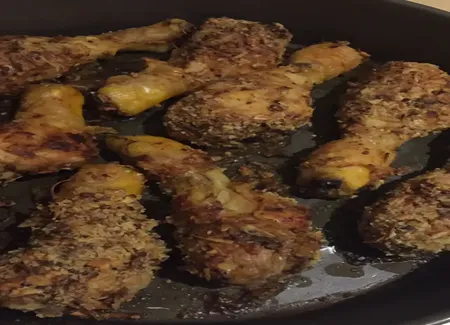 Pilons de poulets aux oignons