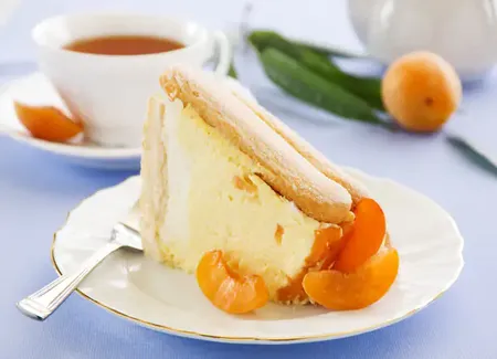 Charlotte amandine aux abricots