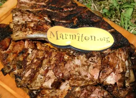 Travers de porc au curry et paprika (barbecue)