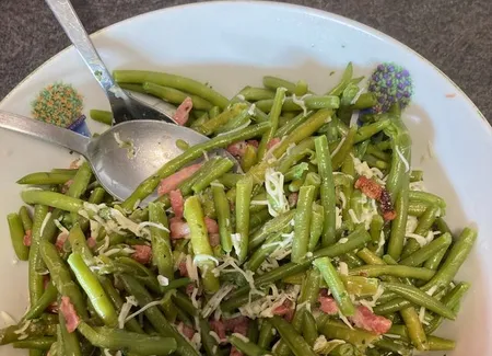 Haricots à la carbonara