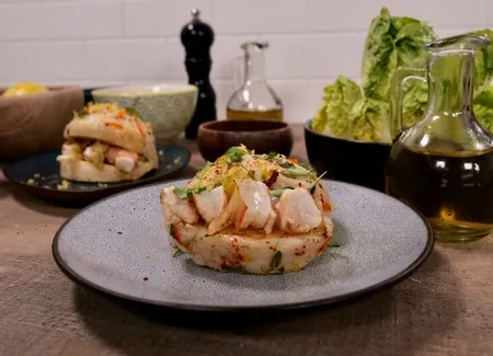 Bao vapeur aux gambas