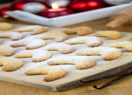 Petits croissants à la vanille