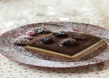 Mousse glacée aux 3 chocolats