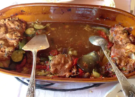 Gratin courgettes, aubergines et tomates de mirelle