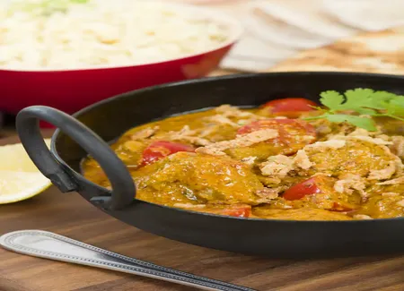 Poulet au curry au wok