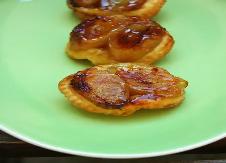 Tatin aux échalotes