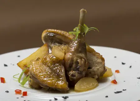 Pintade au cidre maison