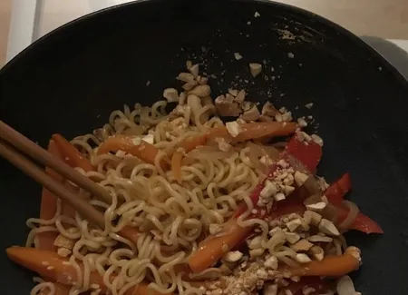 Pad thaï végétarien