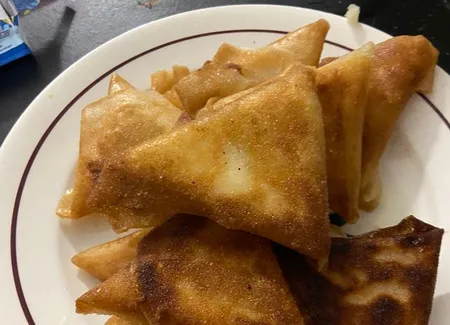 Samoussa - feta - pomme de terre - persil