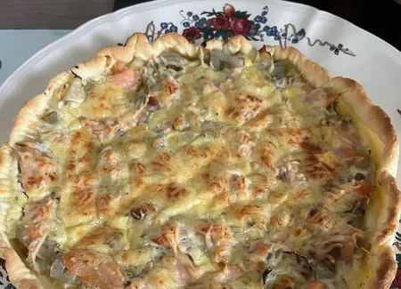 Quiche endive saumon fumé façon funambuline