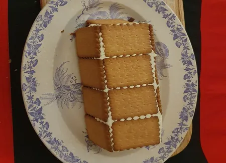 Terrine aux deux chocolats et petits beurre