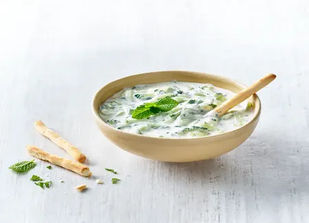 Dipping tzatziki au labné