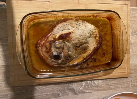 Rouelle de jambon a ma facon