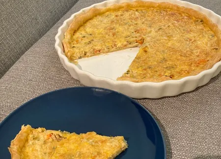 Tarte au crabe à l'antillaise