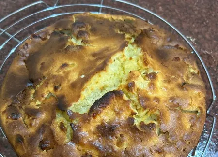 Gâteau aux pommes et fromage blanc (léger)