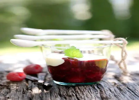 Compote de fruits rouges