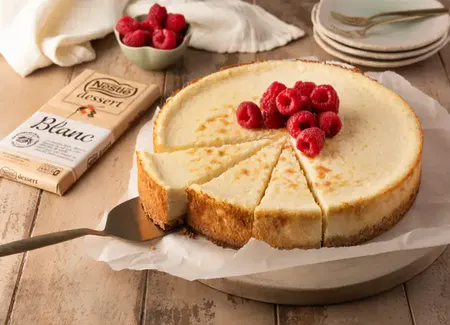 Cheesecake au chocolat blanc nestlé dessert®