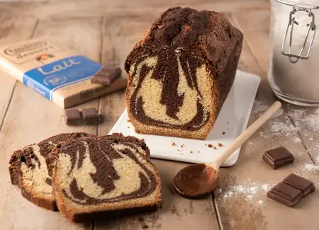Cake marbré au chocolat au lait nestlé dessert®