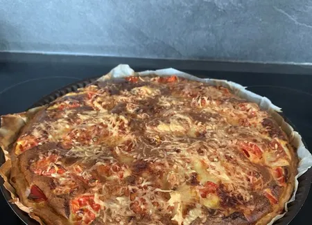 La quiche poulet-tomates des ami(e)s