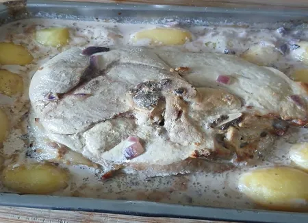 Rouelle sauce moutarde
