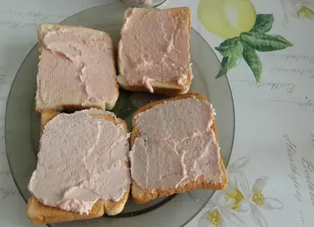 Rillettes de saumon et jambon