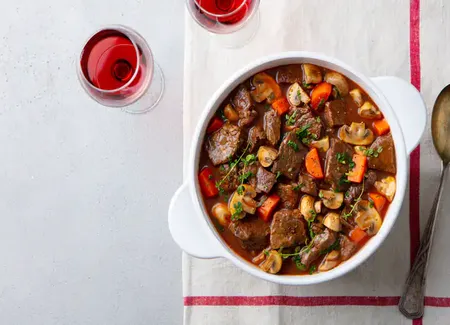 Bœuf bourguignon au airfryer