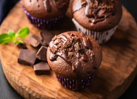 Muffins au chocolat au airfryer