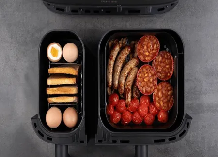 Petit-déjeuner anglais au airfryer