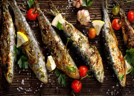 Sardines grillées au airfryer