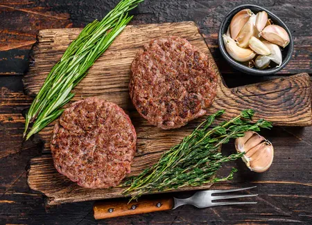 Steaks hâchés au airfryer