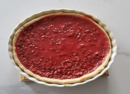 Tarte aux pralines et aux noix