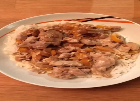 Emincé de porc à l'orientale