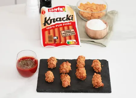 Saucisses knacki® crispy aux céréales