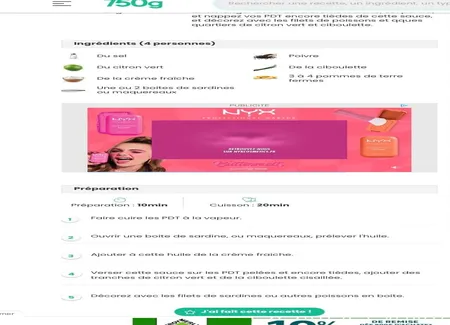 Écrasée de pommes de terre aux sardines