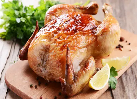 Poulet à la coriandre et citron vert