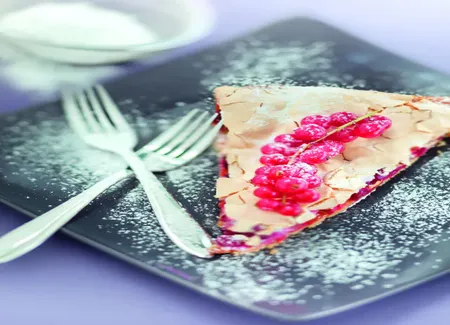 Tarte meringuée aux groseilles