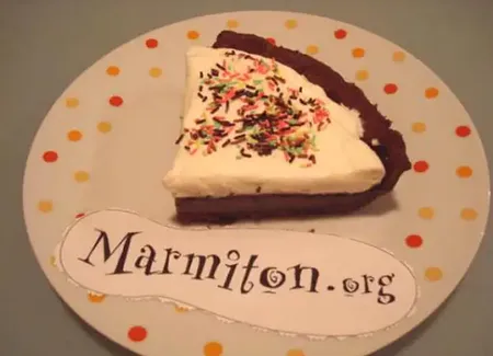 Tarte moelleuse au chocolat