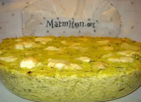 Gâteau de courgette au chèvre